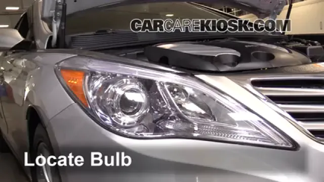 2014 Hyundai Azera Limited 3.3L V6 Éclairage Feu clignotant avant (remplacer l'ampoule)